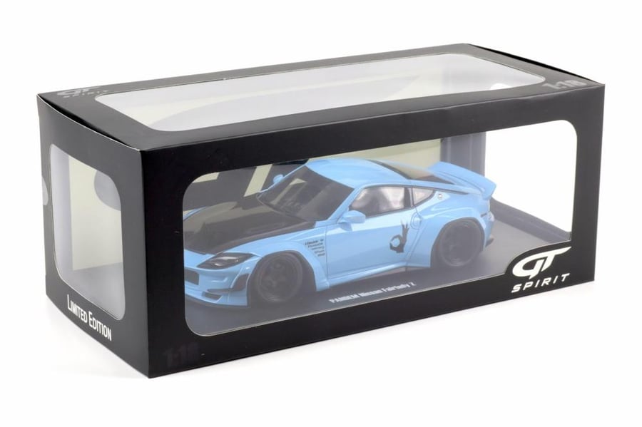 1:18 GT Spirit GT943 Pandem Nissan Fairlady Z Coupe 2025 China blue