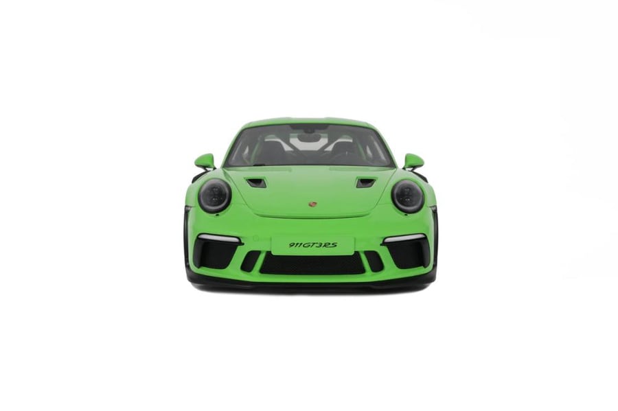 GT-SPIRIT - PORSCHE - 911 991-2 GT3 RS COUPE 2019  Scale: 1/12   Manufacturer code: GT917   Colour: GREEN   Material: resin   Year: 2019   Notes: LIMITED EDITION