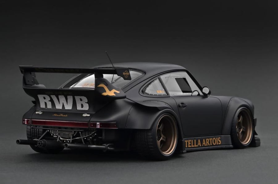 Ignition Model IG3695 1/18 Scale  RWB 930 Matte Black
