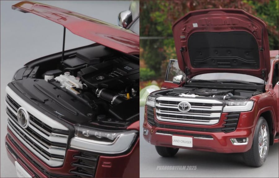 LCD-MODEL - TOYOTA - LAND CRUISER 300-ZX 2024  Scale: 1/18  Manufacturer Part Number: LCD18013-ZX-RE  Color: RED  Material: die-cast  Year: 2024