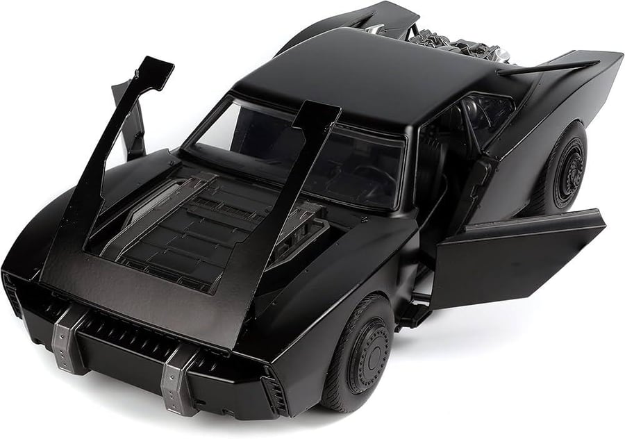 JADA TOYS 32504BK BATMOBILE THE BATMAN 2022 1:18 SCALE (WITH WORKING LIGHTS)