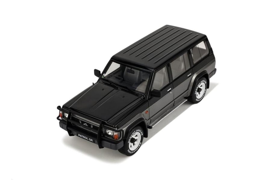 Nissan Patrol GR Y60 Scale: 1/18 Color: Black/Grey  Limited edition: 1 of 3000 Units Item Code : OT993