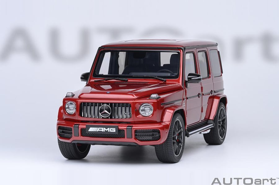 Autoart 1/18 76353  MERCEDES-AMG G63 2019 (DESIGNO CARDINAL RED METALLIC)