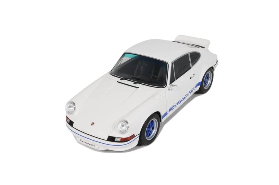 GT-SPIRIT - PORSCHE - 911 CARRERA RS 2.7 COUPE 1973  Scale: 1/12   Manufacturer code: GT921   Colour: WHITE   Material: resin   Year: 1973   Notes: LIMITED EDITION