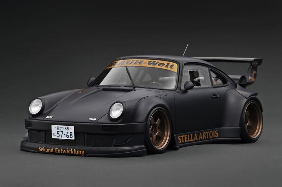 Ignition Model IG3695 1/18 Scale  RWB 930 Matte Black