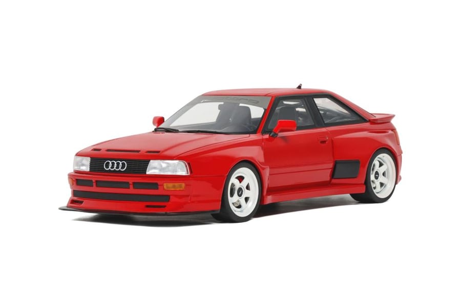 Otto Mobile 1:18 Audi 80 Coupe Prior Design Red 2021 Project Cars (OT1068)