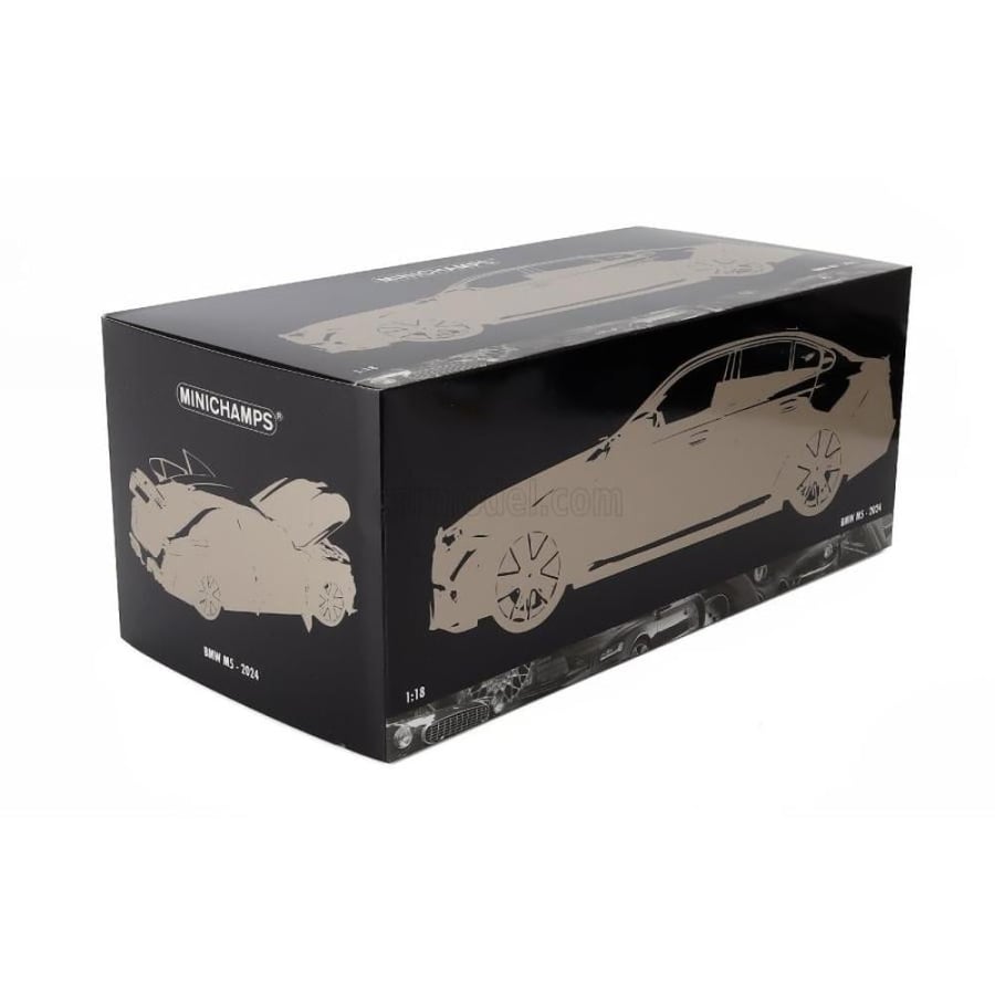 BMW M5 2024 Black Metallic 1/18 Minichamps 110023801