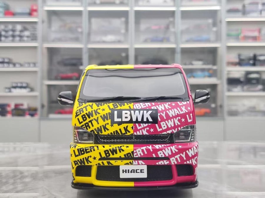 OTTO 1/18 Toyota Hiace LBWK Color Paint OT1320