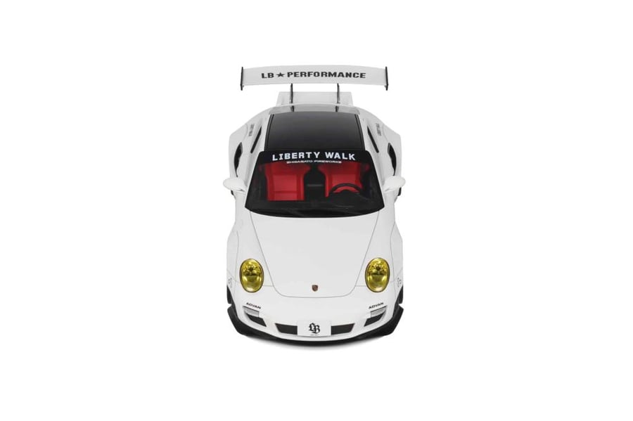 GT Spirit 1:18 Porsche 911 (997) LB-Works Porsche Turbo White 2024 (GT958) Limited Edition Resin Model