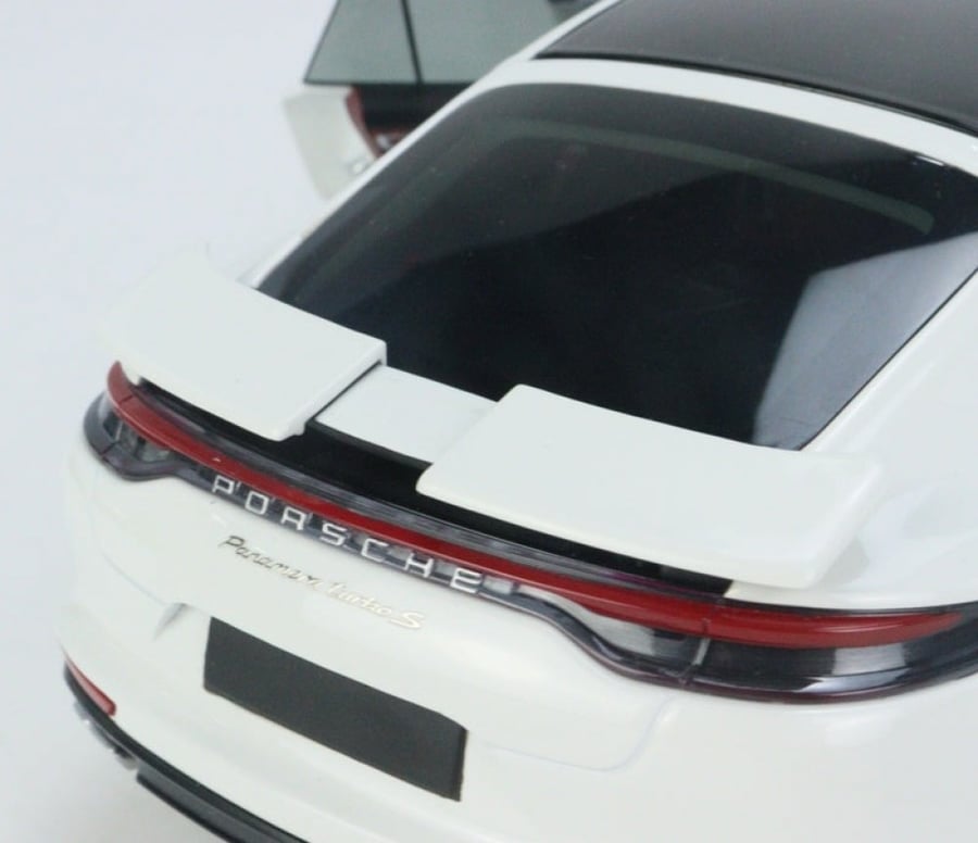 Porsche Panamera Turbo S 2020 Brand: Minichamps  Scale: 1/18 Color: Carrara White Metallic Limited Edition : 1 of 504 Units SKU : 113061074