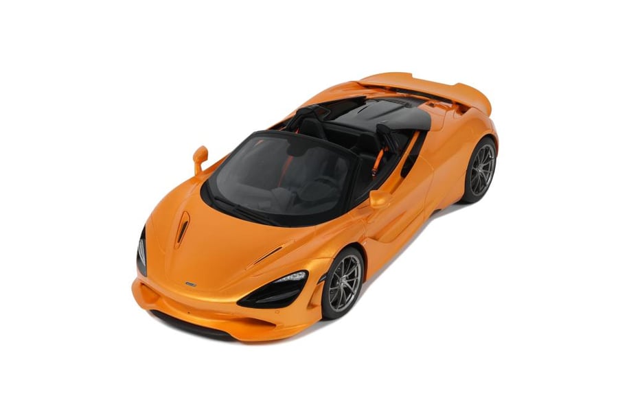GT-SPIRIT - McLAREN - 750S SPIDER 2024  Scale: 1/18  Manufacturer code: GT488  Color: ORANGE  Material: Resin  Year: 2024  Notes: LIMITED 500 ITEMS