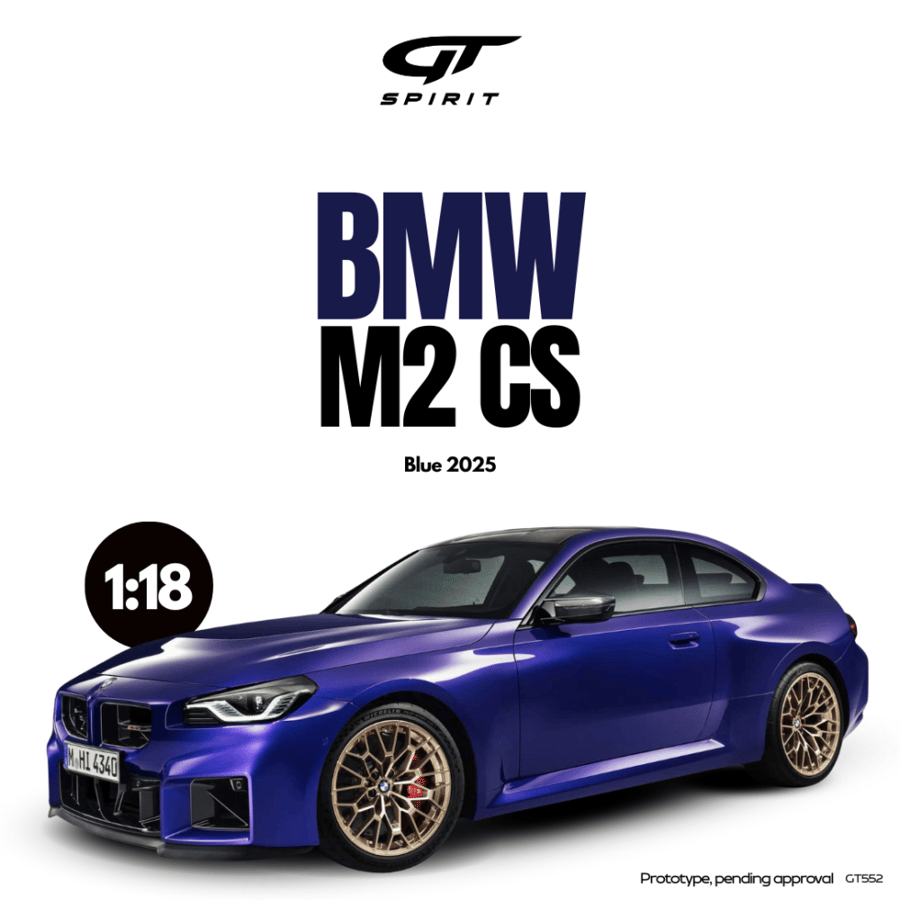 1:18 GT Spirit GT552 BMW M2 CS (G87) Coupe Velvet blue/ purple 2025