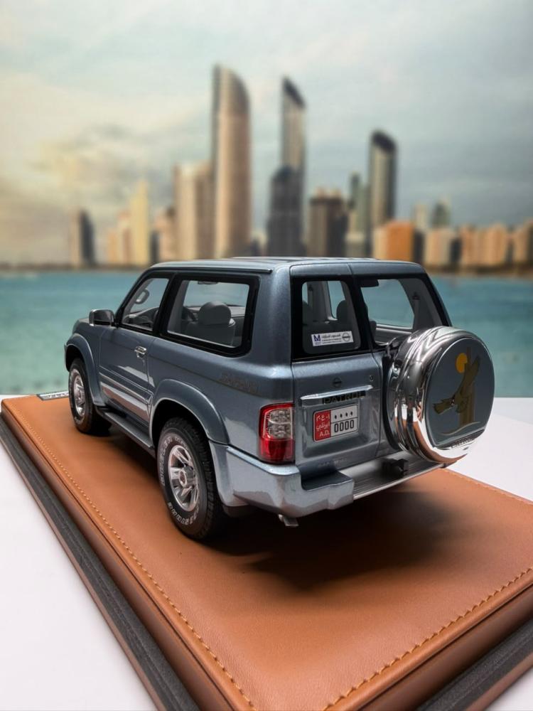 Model: Nissan Patrol Safari 2004  Brand: Old School  Scale: 1/18 Color: Blue Limited edition: 99 Of 100 Units