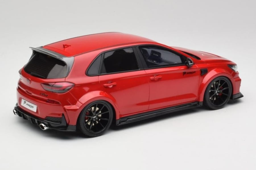 OTTO-MOBILE - HYUNDAI - i30 N PRIOR DESIGN 2021 Scale: 1/18   Manufacturer code: OT1112   Colour: ENGINE RED   Material: resin   Year: 2021   Notes: LIMITED 999 ITEMS