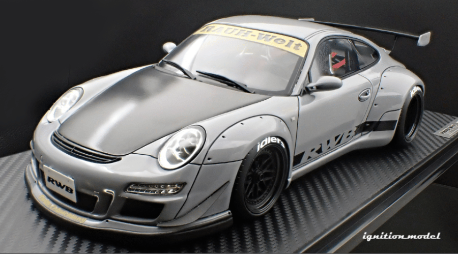Ignition Model IG3255  1/18 Scale  RWB 997 GT3 Gray