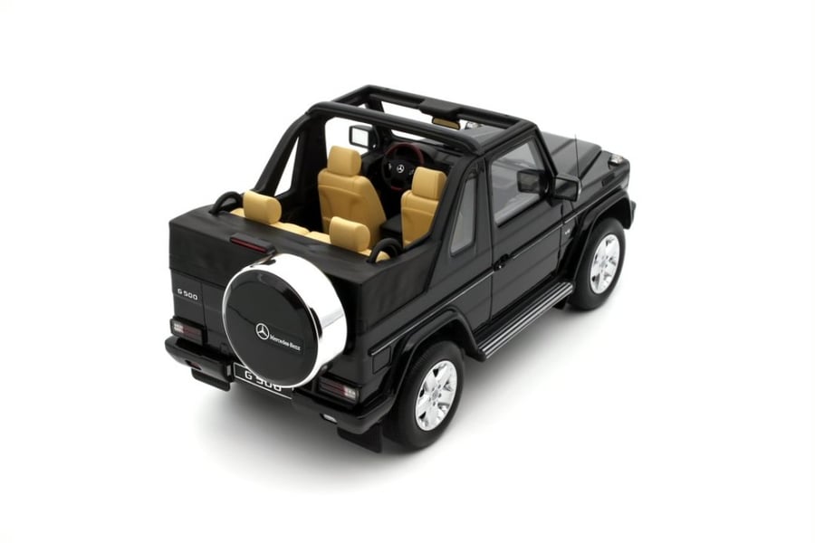 1/18 OTTO-MOBILE - MERCEDES BENZ - G-CLASS G500 CABRIOLET OPEN 2013 Manufacturer code: OT1040  Colour: BLACK LIMITED 2500 ITEMS