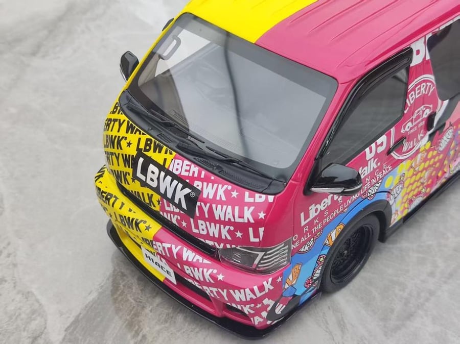 OTTO 1/18 Toyota Hiace LBWK Color Paint OT1320