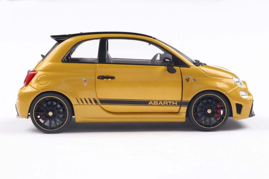 Solido S1811306 Fiat Abarth 595 Reeorma Solido Works yellow gold 1:18