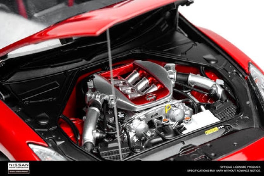 MotorHelix 1:18 Nissan Skyline GT-R Customized Version in Metallic Red MotorHelix | SKU: M83511