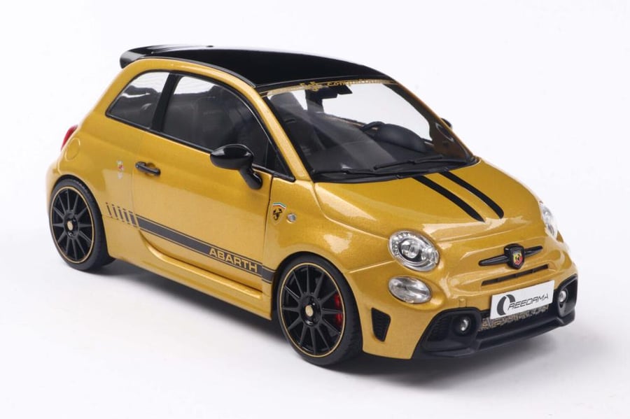 Solido S1811306 Fiat Abarth 595 Reeorma Solido Works yellow gold 1:18