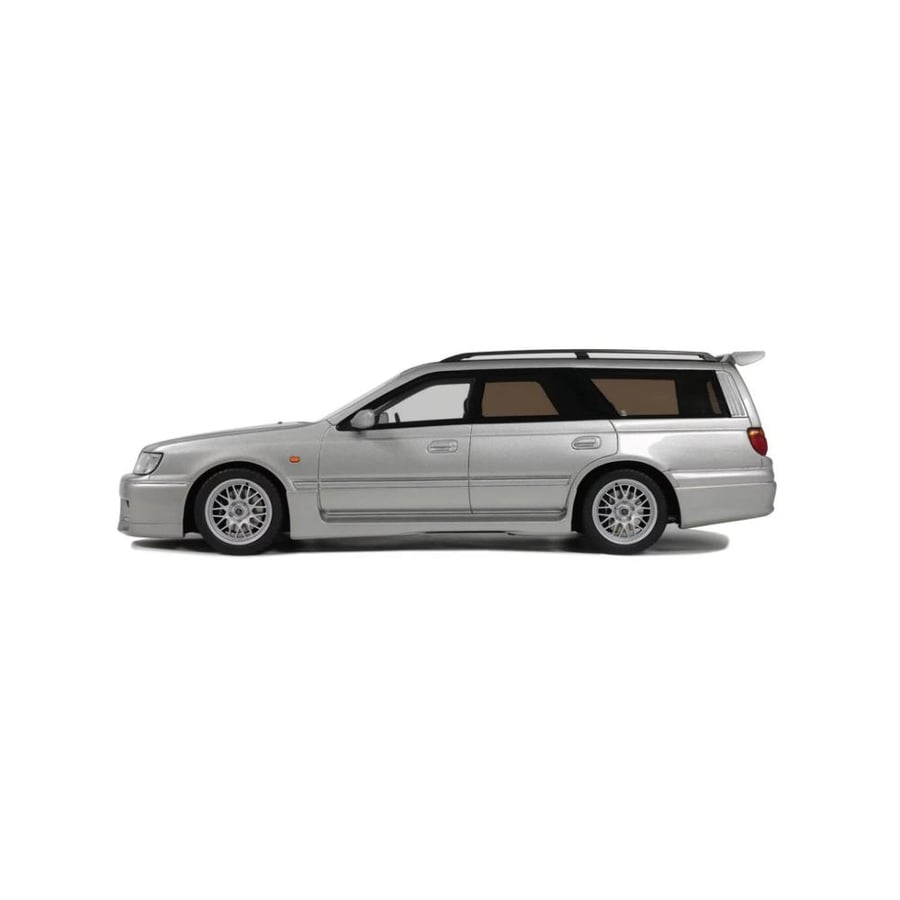 OTTO-MOBILE - NISSAN - STAGEA 260RS AUTECH VERSION SW STATION WAGON 1997  Scale: 1/18   Manufacturer code: OT471   Colour: SONIC SILVER   Material: resin   Year: 1997   Notes: LIMITED 1500 ITEMS