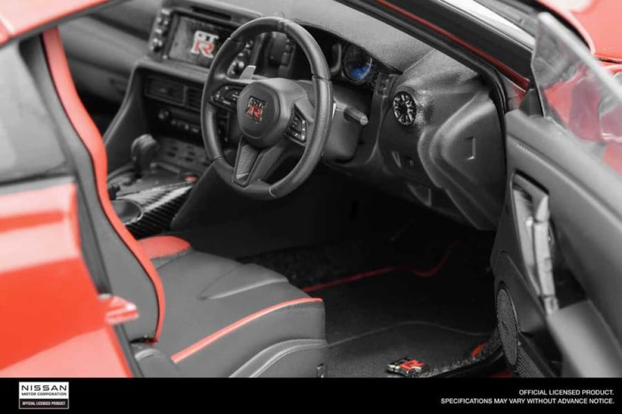 MotorHelix 1:18 Nissan Skyline GT-R Customized Version in Metallic Red MotorHelix | SKU: M83511