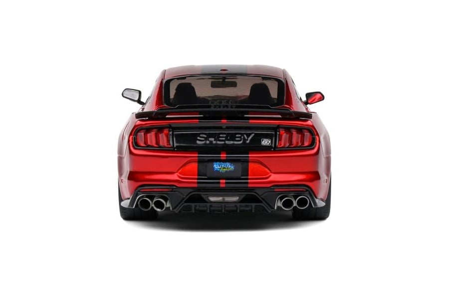 Ford Shelby Mustang Shelby GT500KR – Red / Black Stripes – 2023 S1805914 Solido 1:18