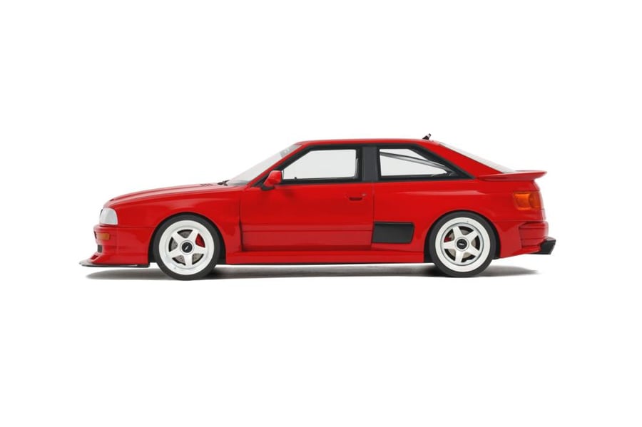 Otto Mobile 1:18 Audi 80 Coupe Prior Design Red 2021 Project Cars (OT1068)