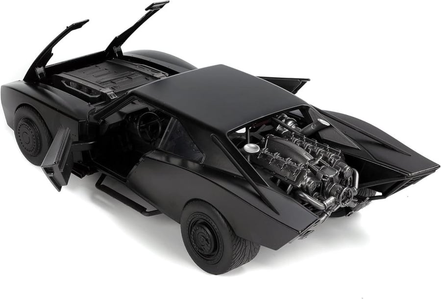 JADA TOYS 32504BK BATMOBILE THE BATMAN 2022 1:18 SCALE (WITH WORKING LIGHTS)