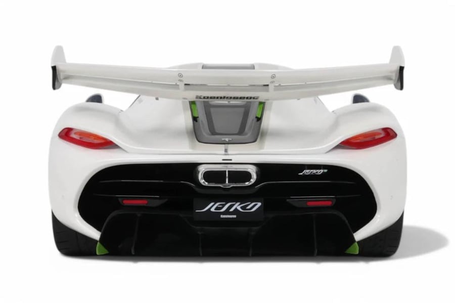Koenigsegg Jesko year 2021 pearl white 1/12 GT-Spirit  GT501  Limited Edition : 1 of 999 Units