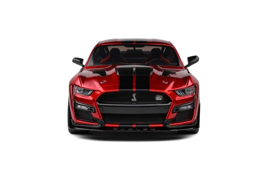 Ford Shelby Mustang Shelby GT500KR – Red / Black Stripes – 2023 S1805914 Solido 1:18