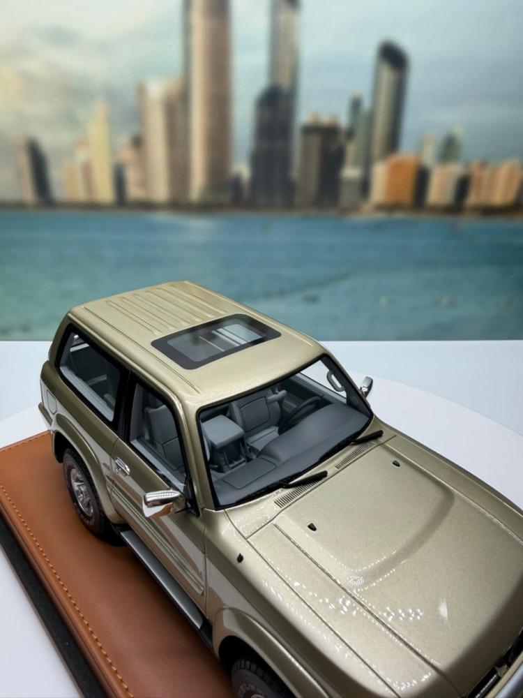 Model: Nissan Patrol Safari 2004  Brand: Old School  Scale: 1/18 Color: Gold Limited edition: 1 Of 100 Units
