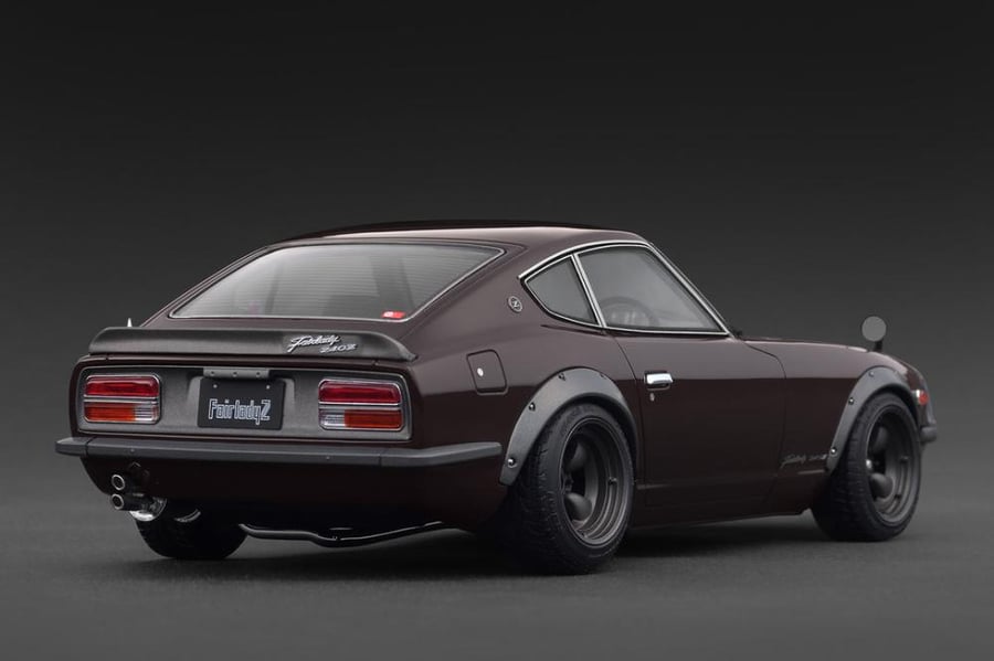 Ignition Model IG3721  1/18 Scale  Nissan Fairlady 240ZG (HS30) Maroon