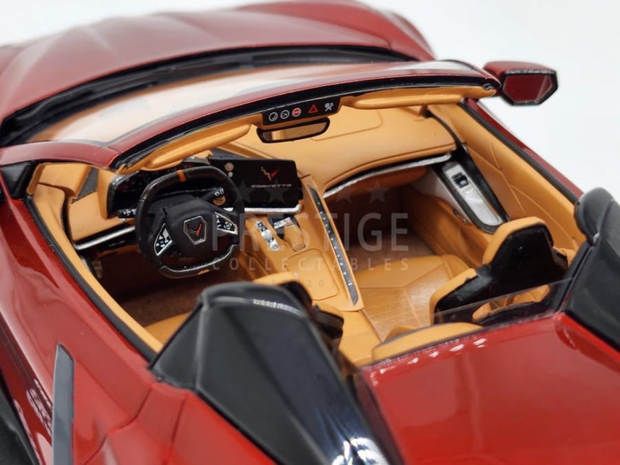 GT Spirit 2022 Chevrolet Corvette C8 Cabriolet Z06 Red Mist Metallic GT402 1:18
