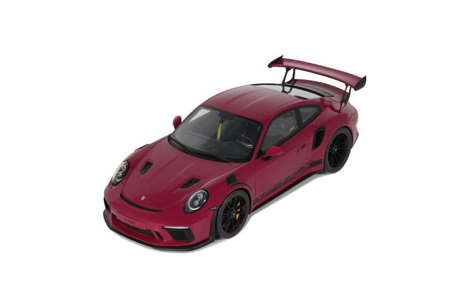 GT-SPIRIT - PORSCHE - 911 991-2 GT3 RS COUPE 2019  Scale: 1/18   Manufacturer code: GT911   Colour: DARK PINK   Material: resin   Year: 2019   Notes: LIMITED 999 ITEMS