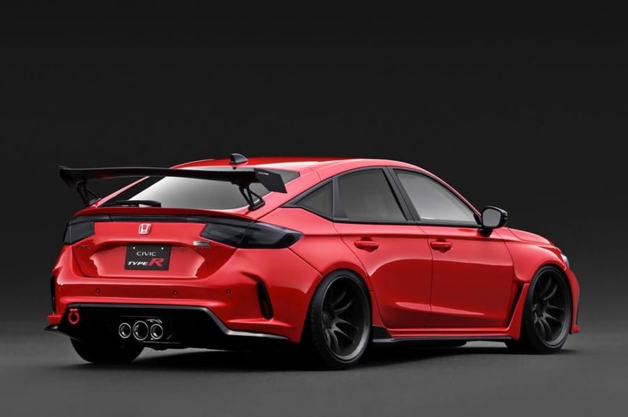 1/18 Ignition Model IG3937 Honda Civic Type-R J'S Racing (FL5) Red