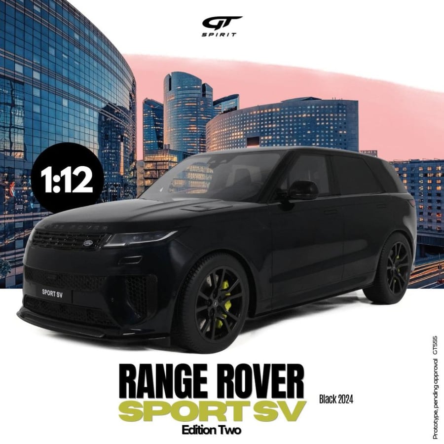 1/12 GT Spirit GT555 Range Rover Sport SV Edition Two Ligurian black 2024