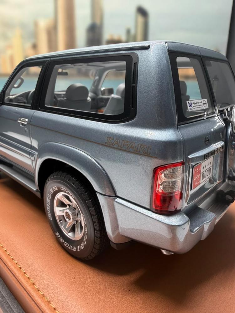 Model: Nissan Patrol Safari 2004  Brand: Old School  Scale: 1/18 Color: Blue Limited edition: 99 Of 100 Units