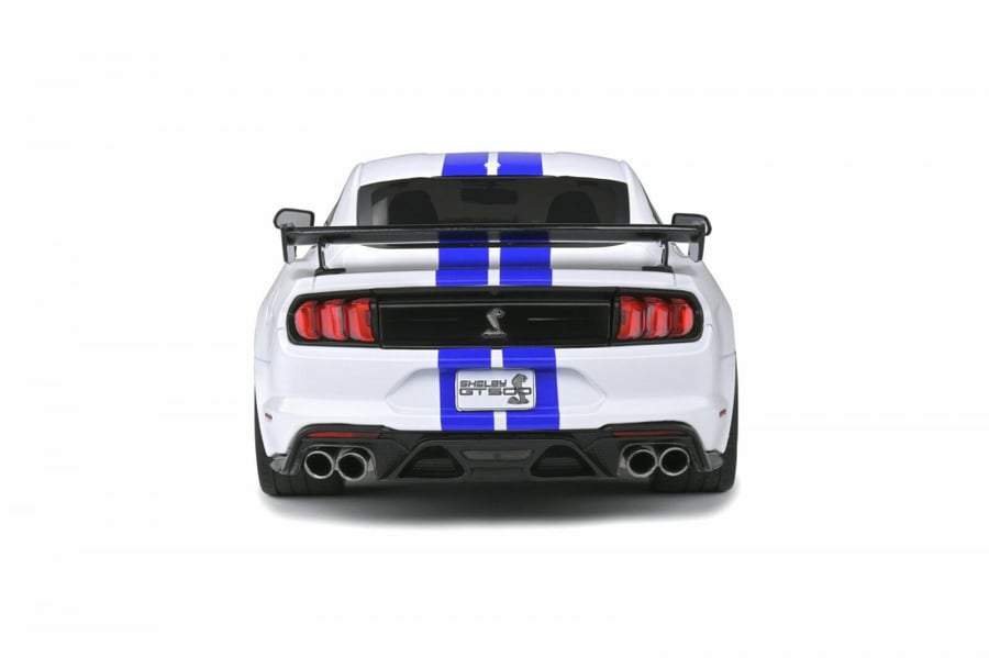 FORD SHELBY GT500 FAST TRACK 2020 Brand: Solido Color: White / Blue Scale: 1/18 SKU : S1805904