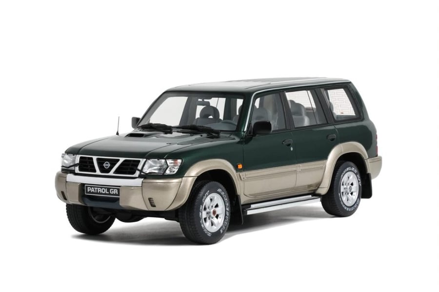 NISSAN - PATROL GR Y61 1998 Brand: Otto-mobile  Scale: 1/18 Color: Green/Gold  Limited Edition: 1 of 3000 Units SKU : OT433
