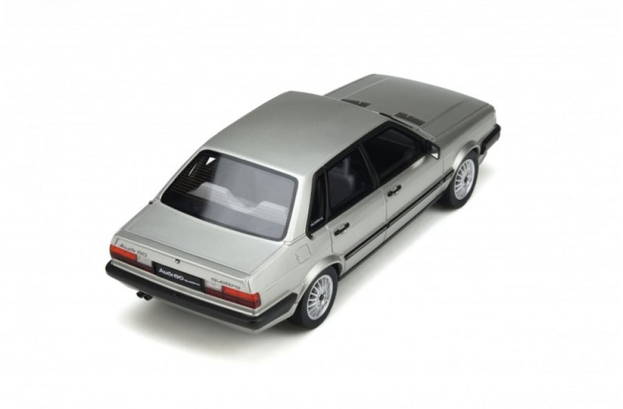 Audi 80 (B2) quattro Brand: Otto-mobile  Scale: 1/18 Color: Silver  Limited edition: 1 of 2000 Units SKU: OT940