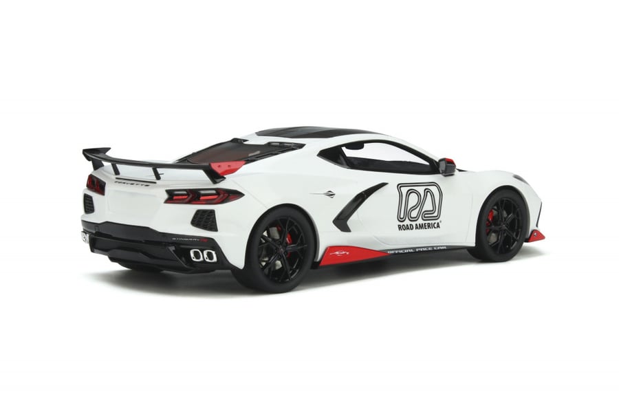 1/18 GT-Spirit Chevrolet Corvette C8 Pace Car IMSA SKU: GT370 White