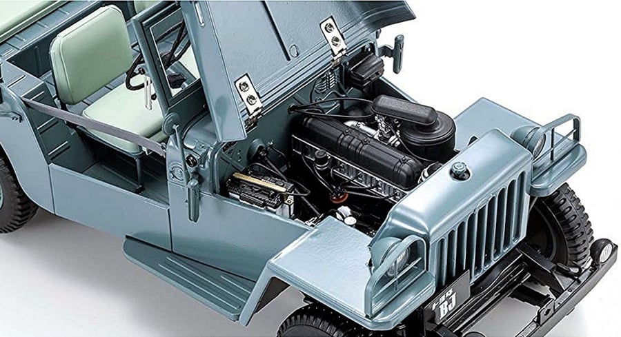 Toyota Land Cruiser BJ - Light Green 1:18 Scale Diecast Replica Model by Kyosho K08959G