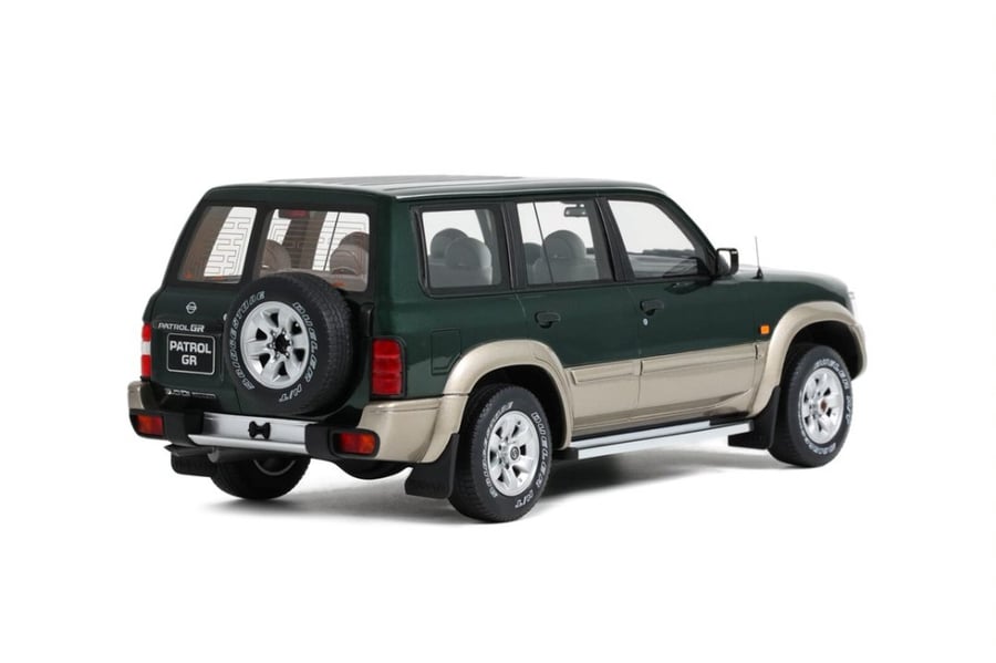 NISSAN - PATROL GR Y61 1998 Brand: Otto-mobile  Scale: 1/18 Color: Green/Gold  Limited Edition: 1 of 3000 Units SKU : OT433