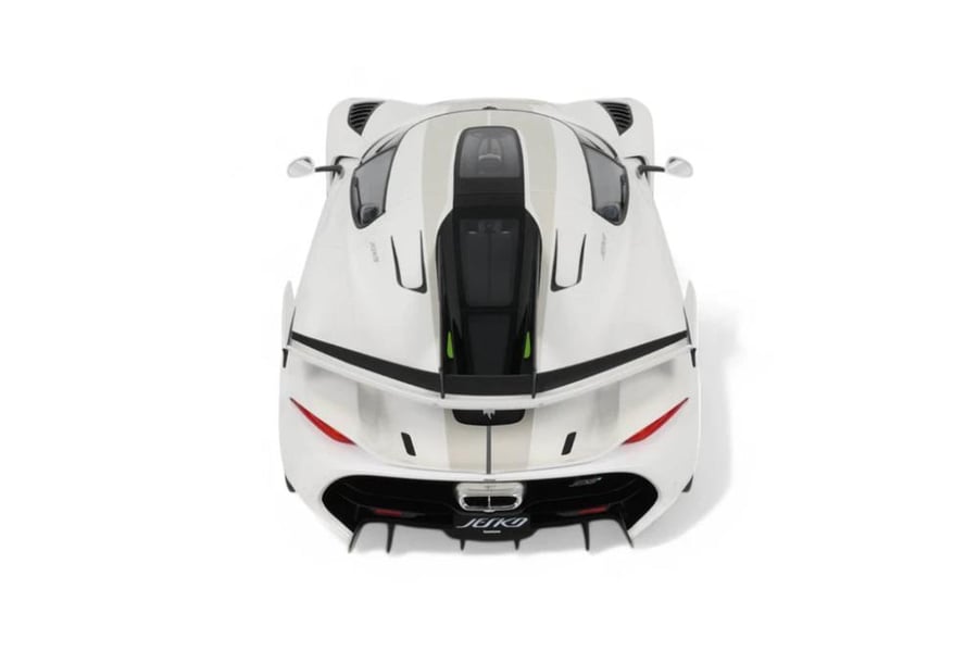 Koenigsegg Jesko year 2021 pearl white 1/12 GT-Spirit  GT501  Limited Edition : 1 of 999 Units