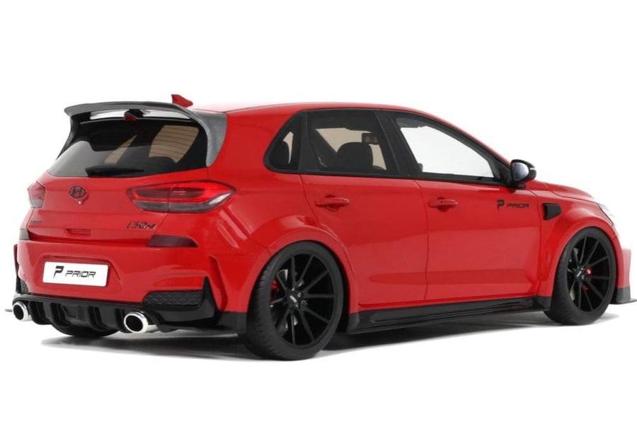 OTTO-MOBILE - HYUNDAI - i30 N PRIOR DESIGN 2021 Scale: 1/18   Manufacturer code: OT1112   Colour: ENGINE RED   Material: resin   Year: 2021   Notes: LIMITED 999 ITEMS