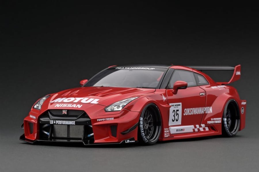 1/18 Ignition Model IG2444 LB-Silhouette WORKS GT Nissan 35GT-RR Red