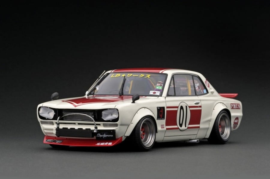 IG2661 LB-WORKS Hakosuka 2Door White/Red