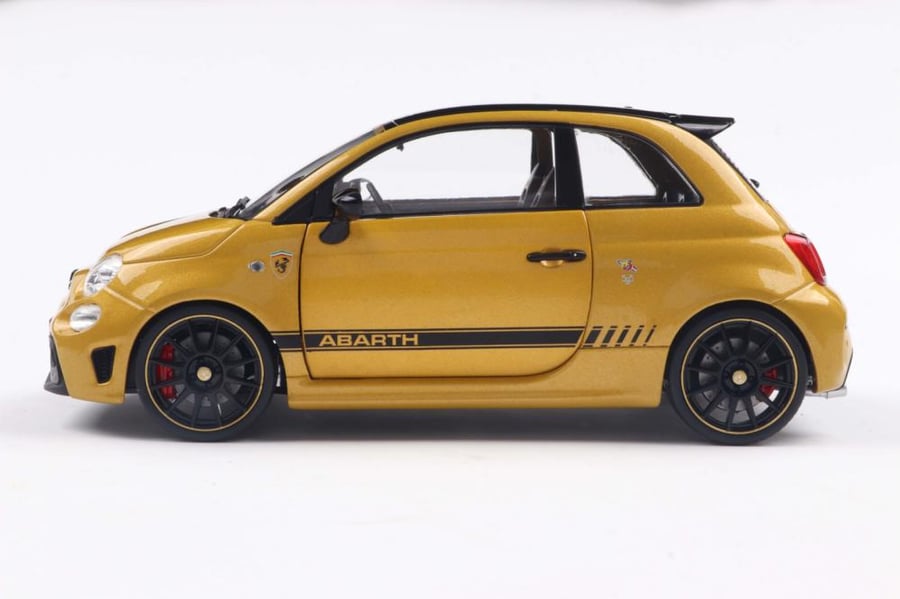 Solido S1811306 Fiat Abarth 595 Reeorma Solido Works yellow gold 1:18