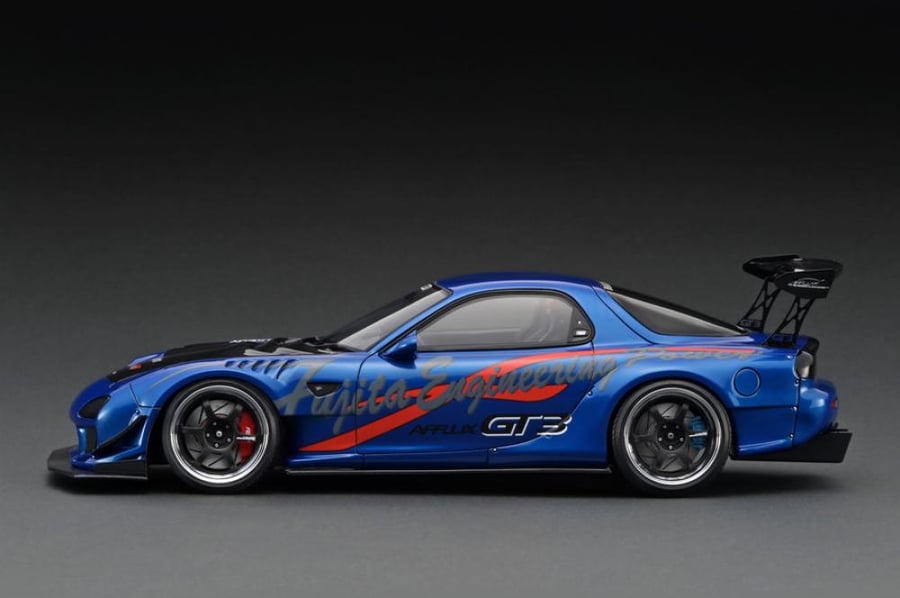 IG2962 Mazda RX-7 FEED Afflux GT3 (FD3S) Blue Metallic With 13B Engine